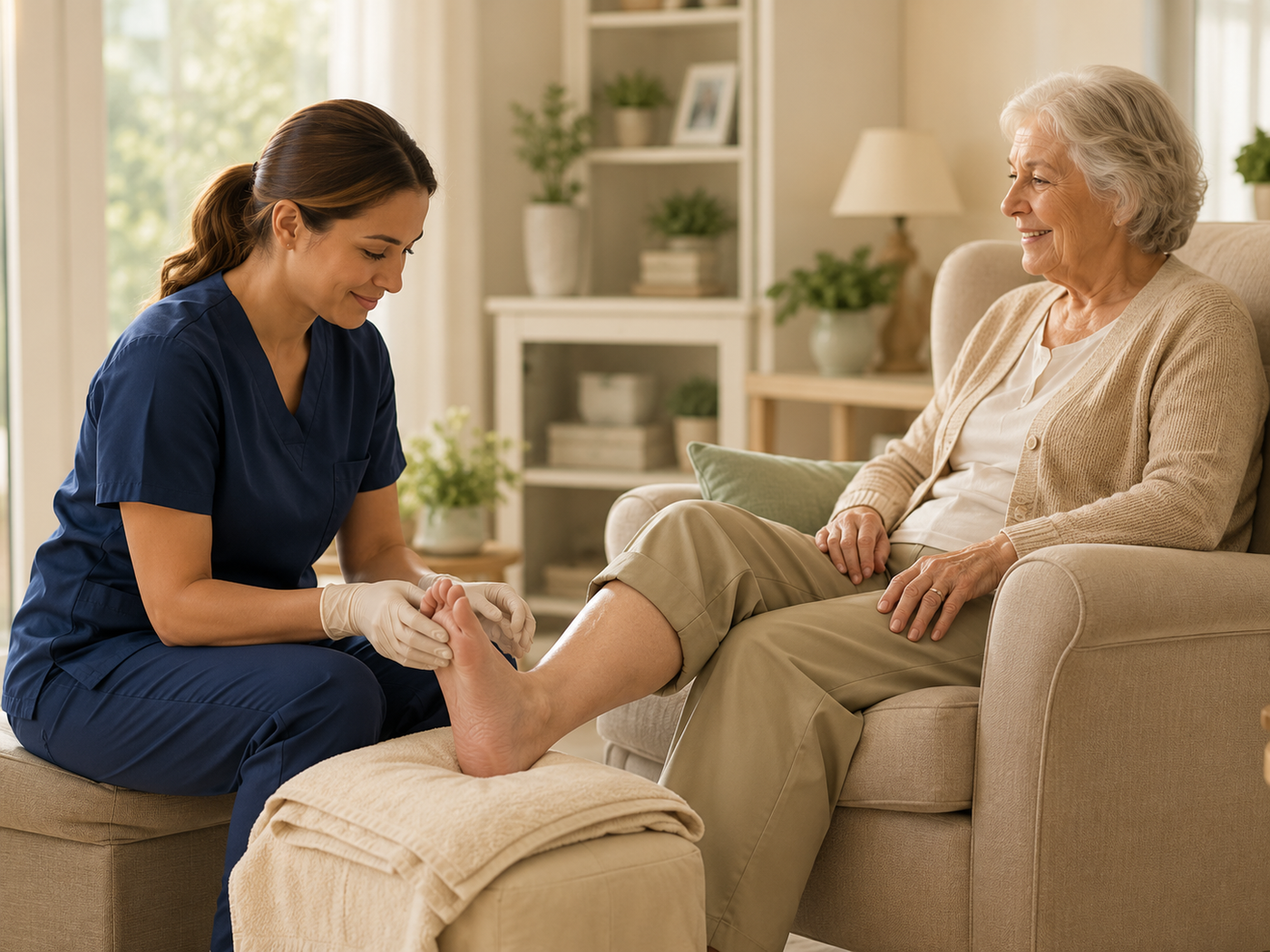 What Happens During a Mobile Nursing Foot Care Appointment?